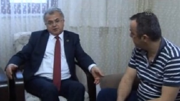 Başkan Kasap, şoför Kıran'ı evinde ziyaret etti