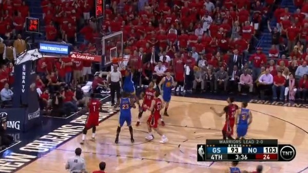 Harrison takip etti, smaçı bastı!