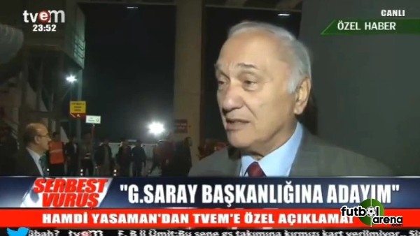 Hamdi Yasaman'dan adaylık açıklaması