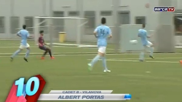 Barcelona'lı çocuklardan müthiş goller