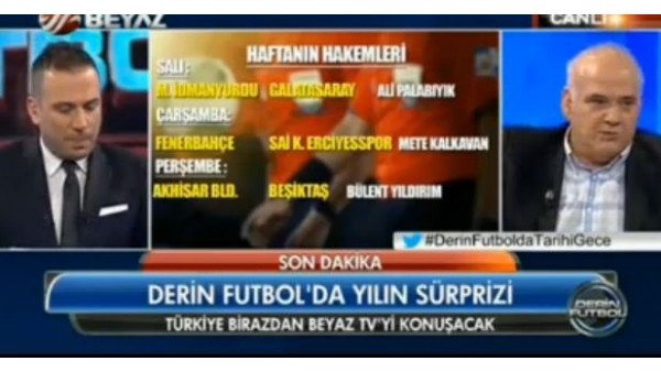 Ahmet Çakar canlı yayında geri vites yaptı