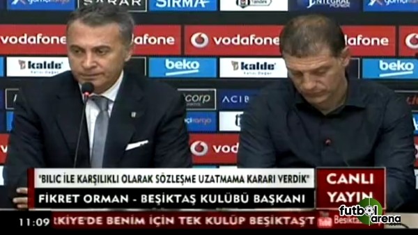 Fikret Orman ile Bilic basının karşısına çıktı