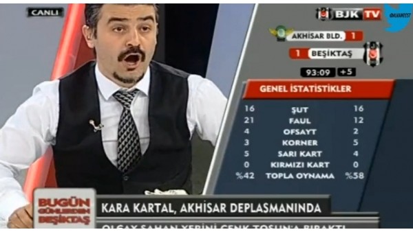 BJK TV'de sevinçten bardak kırıldı ama ofsayt...