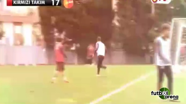 Goran Pandev'den antrenmanda şık gol