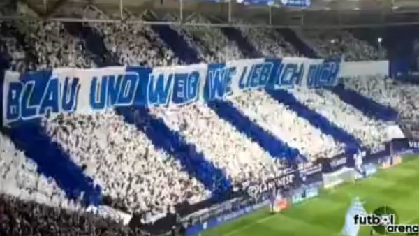 Schalke Tribünlerinde Müthiş Şov!