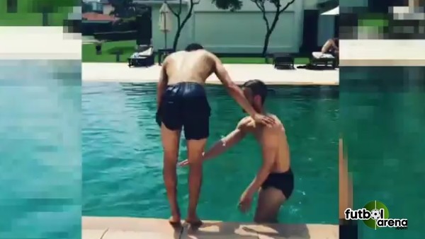 Soldado'dan balıklama dersleri!