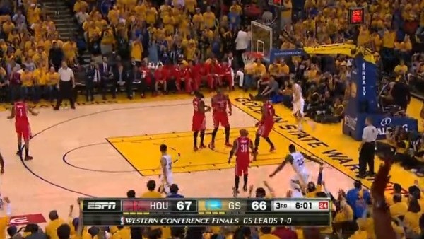 Klay Thompson'dan harika smaç