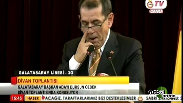 Dursun Özbek listesini tanıttı!