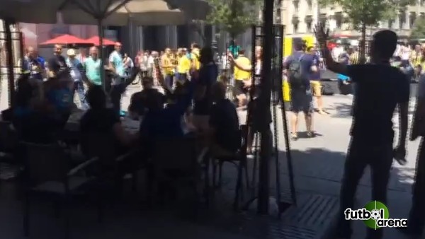 F.Bahçe taraftarı Madrid'i inletti!