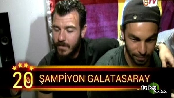Galatasaraylı yıldızlar canlı yayında coştu