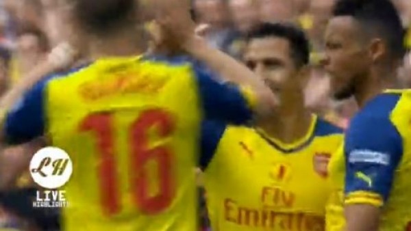 Alexis Sanchez'in dün attığı harika gol