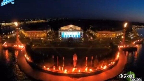 Zenit taraftarları şehri yaktı