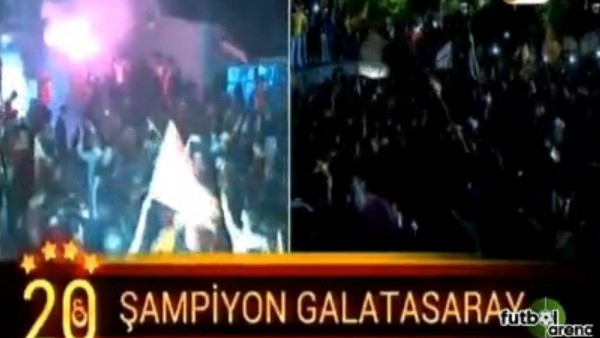 Galatasaray'da taraftarlar sokaklara döküldü