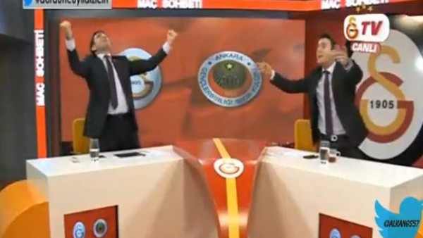 Sneijder'in Golü Anında GS TV spikeri çıldırdı