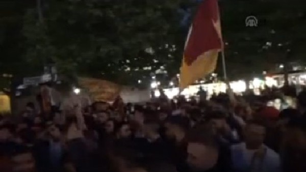 Galatasaray'ın şampiyonluk kutlamaları - BERLİN