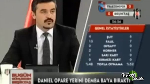 Demba Ba attı BJK TV çıldırdı
