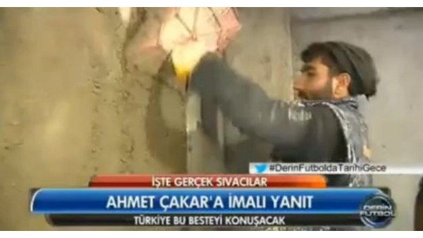 Sıvacılardan Ahmet Çakar'a beste
