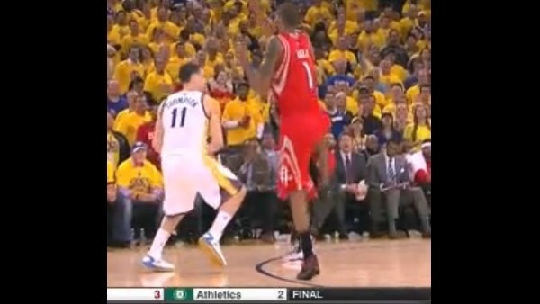 Klay Thompson'ın sakatlığına sebep olan an