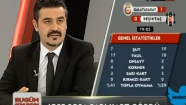 Sneijder'in golü sonrası BJK TV'de yıkım