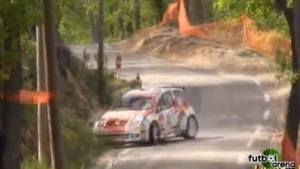 Fransa rallisinde korkutan kaza!