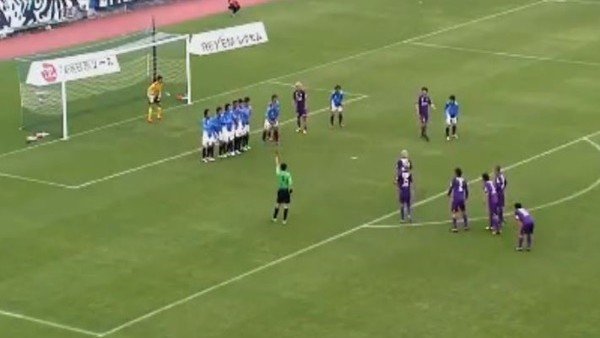 Böyle frikik organizasyonu görmediniz