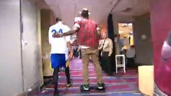 J.R. Smith final maçına scooter ile geldi