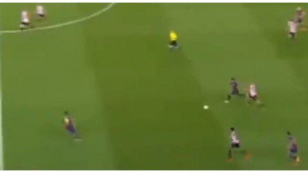 Busquets'den Neymar'a güzel pas