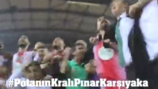 Pınar Karşıyaka'nın şampiyonluk reklamı