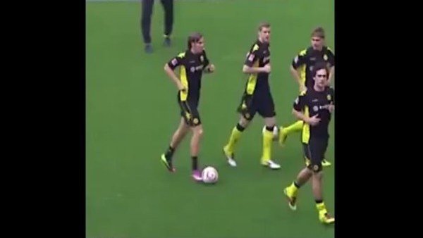 Antrenmanda kötü kaza