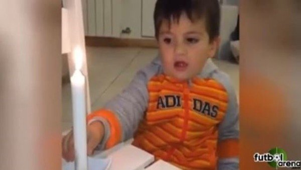 Küçük Messi'den doğum günü mesajı