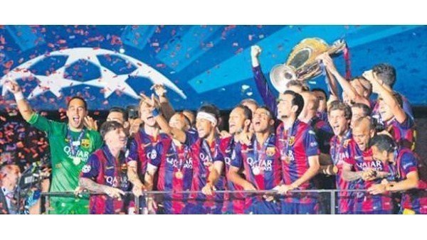 Şampiyonlar Ligi şampiyonu Barcelona