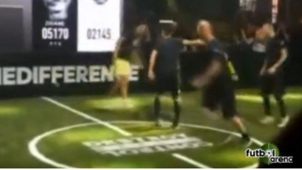 Zidane ve oğulları şov yaptı!