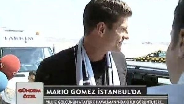 İşte Mario Gomez'in İstanbul'da ilk sözleri