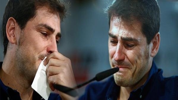 Casillas Gözyaşlarına Boğuldu
