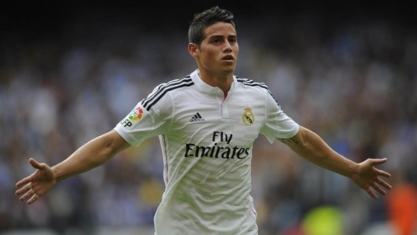 Real Madrid'in Kolombiya'lı yıldızı James Rodríguez'in İnter ağlarına attığı enfes frikik golü 
