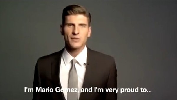 Reklam yıldızı Mario Gomez
