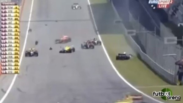 Formula 1 tarihinin en ilginç kazası