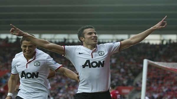 Asist Nani, gol Van Persie