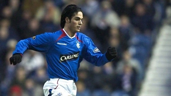 Rangers forması giyerken Mikel Arteta