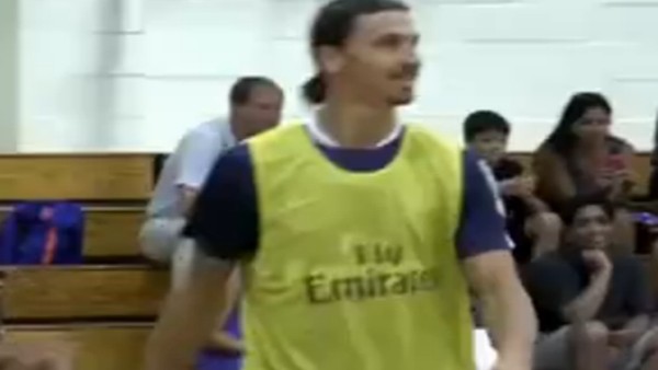 PSG'li Futbolcuların Basketbol Şovu