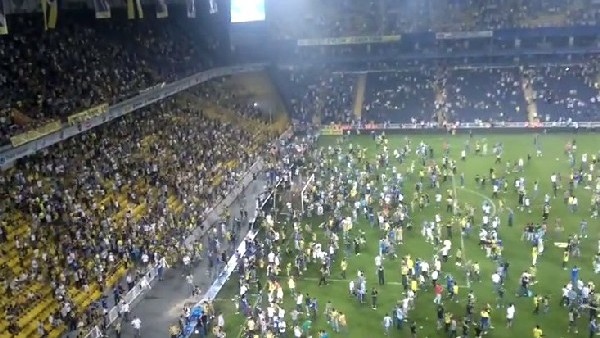 Saracoğlu'ndaki Shakhtar maçında olaylar çıkmıştı