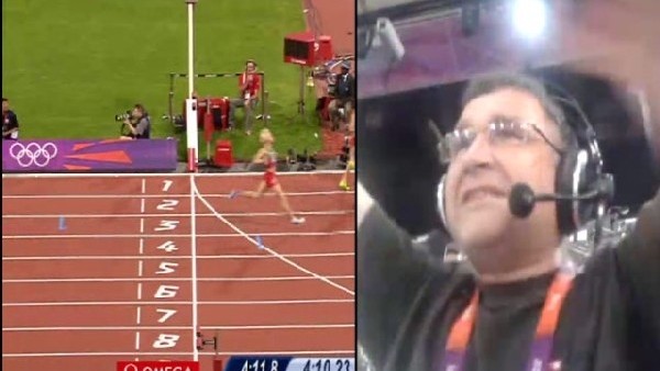 Aslı Çakır Alptekin'in kazandığı yarışta çıldıran spiker