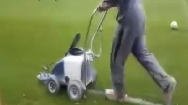 Çizgileri maç oynanırken çekti