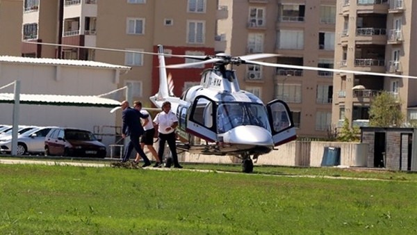 Dzsudzsak Bursa'ya helikopterle geldi