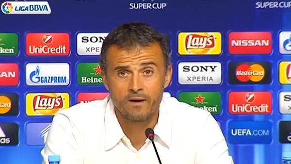 Luis Enrique'den Süper Kupa finalı sonrası yorum