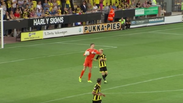 Kalecinin tersi pismiş!