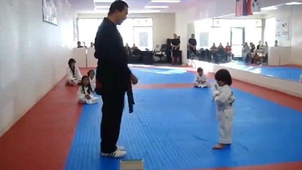 Dünyanın en sevimli tekvandocusu