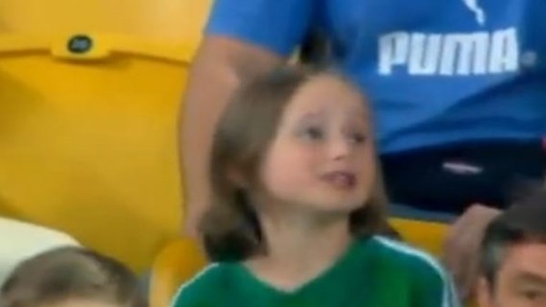 Minik taraftarın gözyaşları