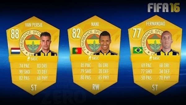 FIFA 16'nın Fenerbahçe'si