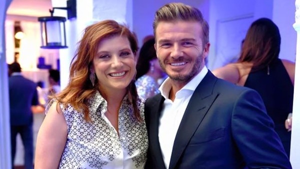 Beckham kamera karşısına geçti